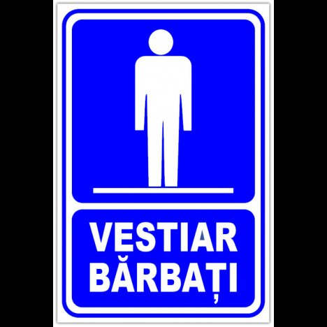 indicator pentru vestiar barbati